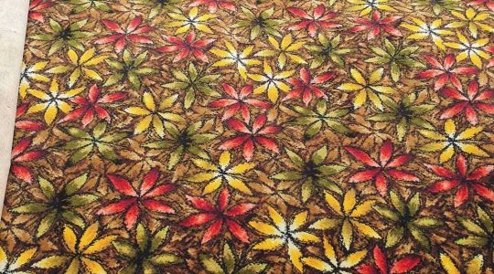 Flower Power Used Vintage Carpet