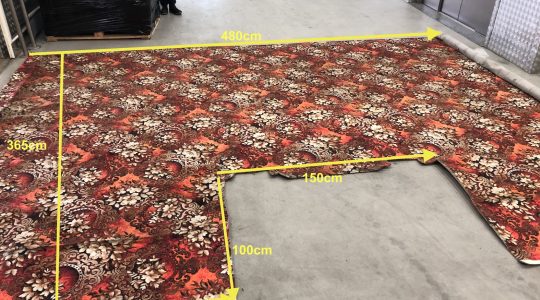 Handful of Roses Vintage Carpet