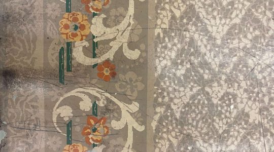 Vintage Shropshire Original Linoleum Rug