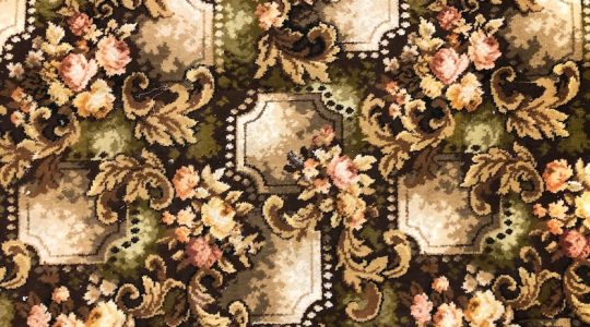 ROSE PHENOMENON VINTAGE CARPET PIECE