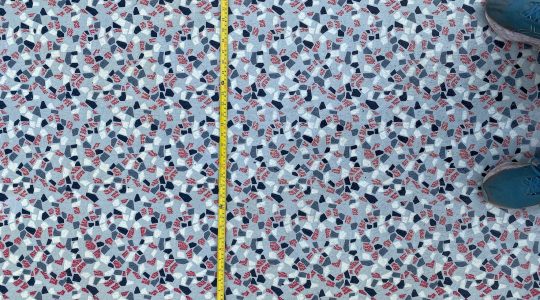 PROSAIC MOSAIC VINTAGE LINOLEUM PIECES