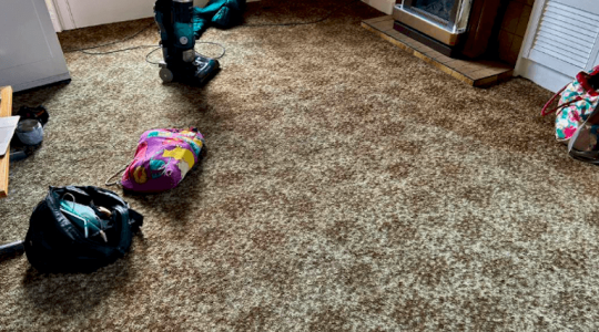 UNIVERSE MOTTLED VINTAGE CARPET used