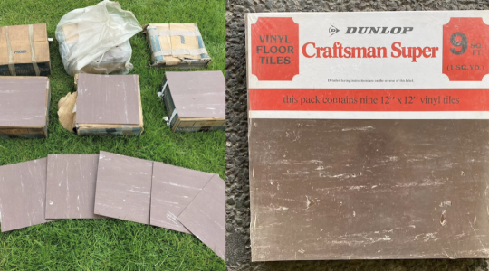 DUNLOP CRAFTSMAN SUPER VINTAGE VINYL FLOOR TILES